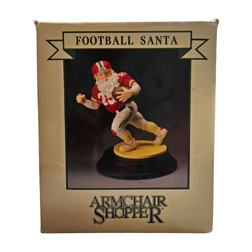 Vintage Football Santa‎ Armchair Shopper House Of Lloyd 1994 With Box